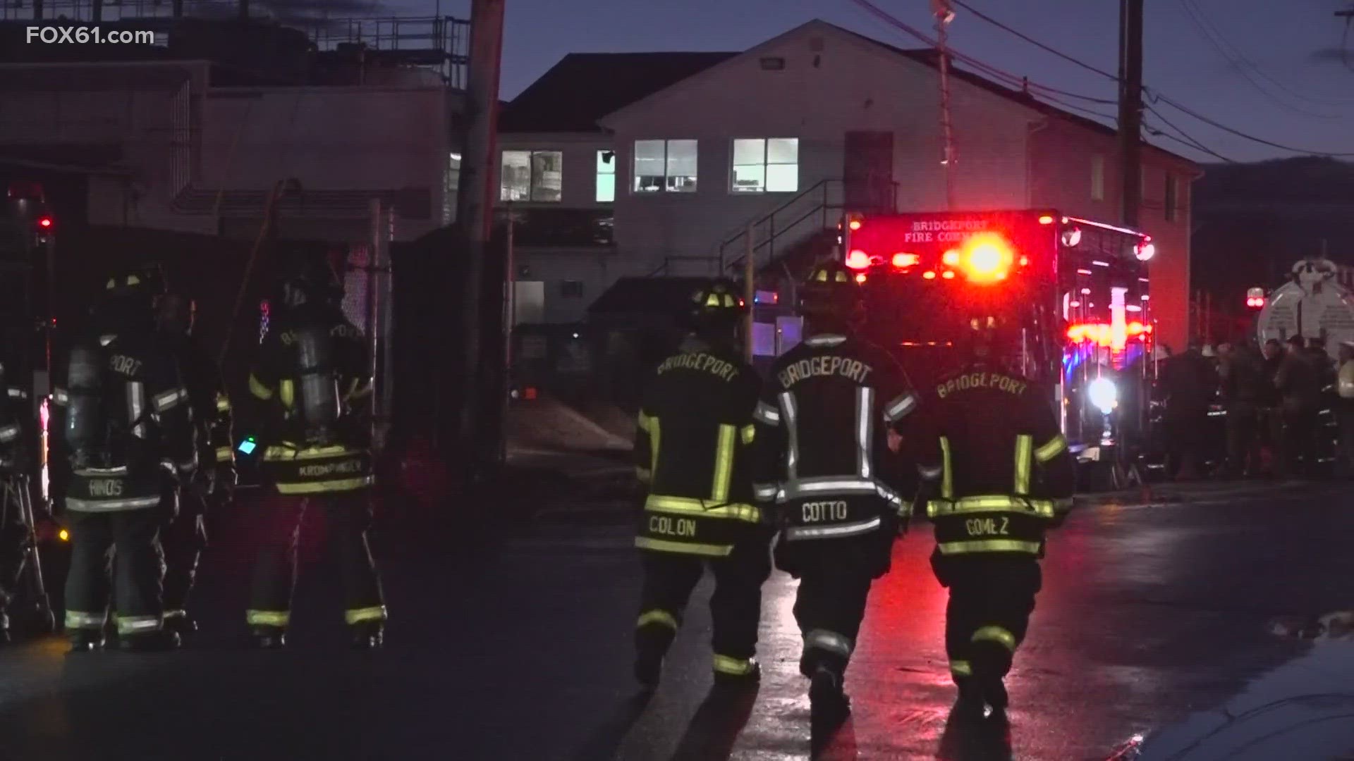 Officials evacuated a two-block radius and residents were alerted to shelter-in-place to avoid any smoke exposure. People were urged to wear masks.