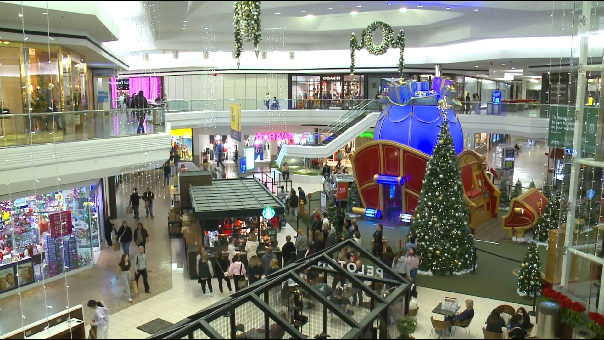 Many mall shoppers said this day is more about spending time with family and friends than spending money, especially after a couple of years off due to the pandemic.