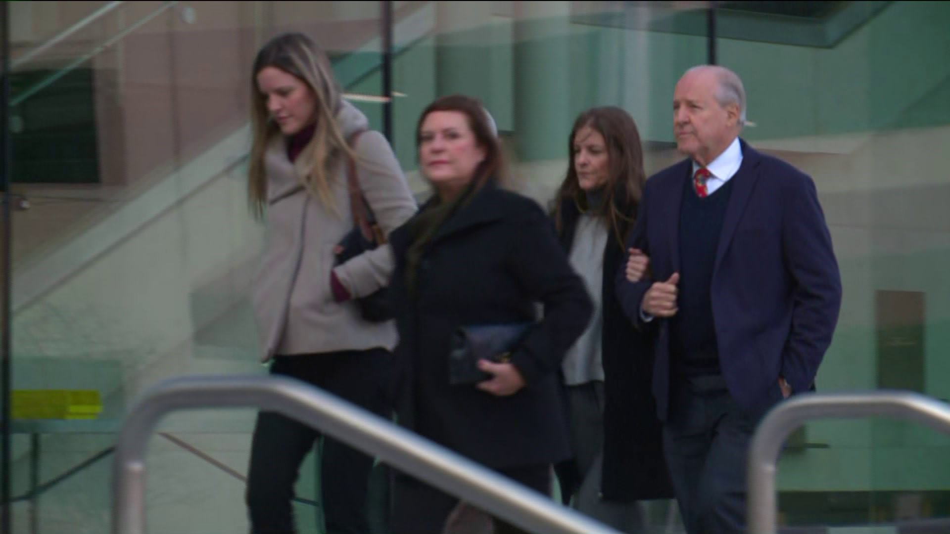 Michelle Troconis walks into Stamford Superior Court