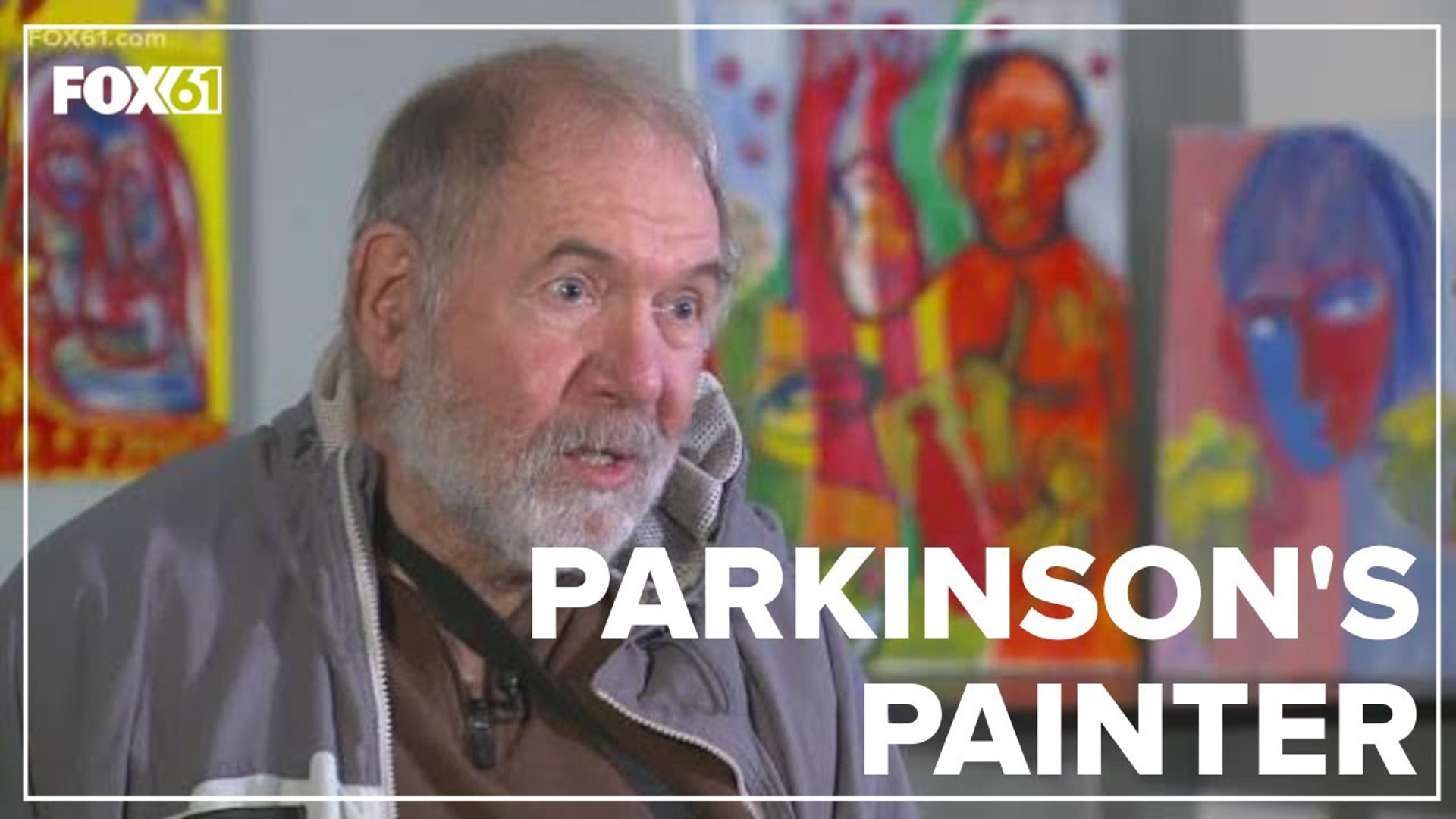 The self-proclaimed “Parkinson’s Painter” is on a mission to create art.