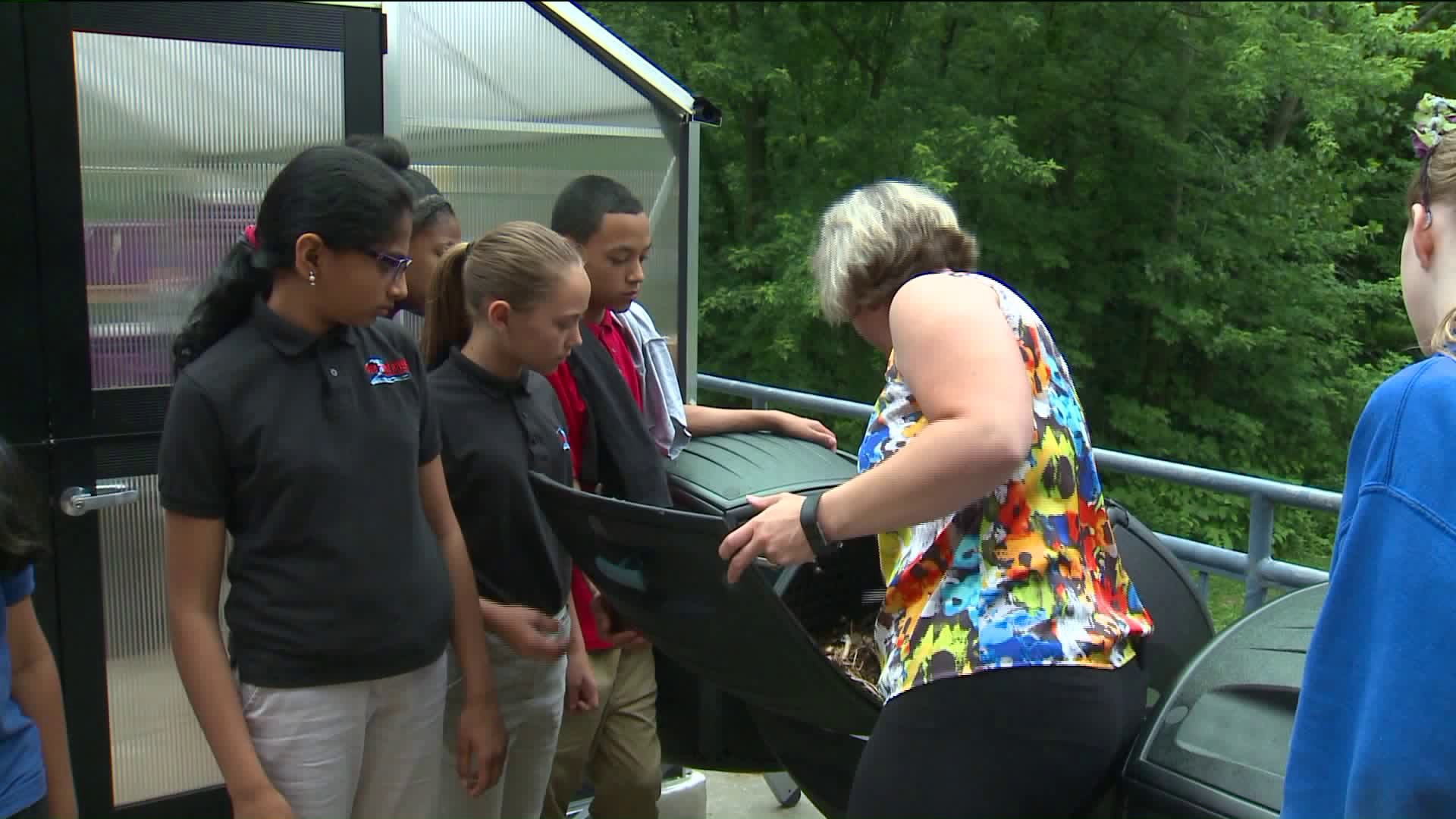 Students learn the value of composting
