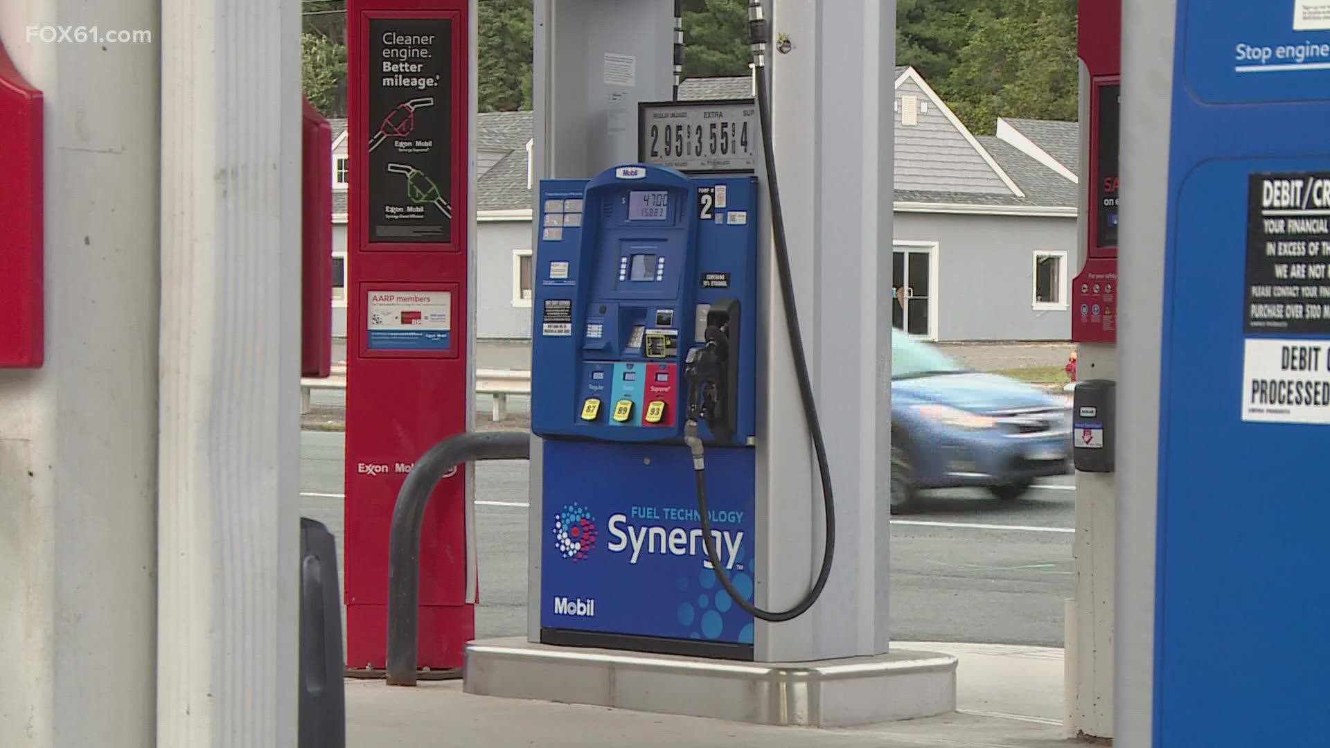 Many across Connecticut are filling up their gas tanks for under $3 a gallon for the first time in months.