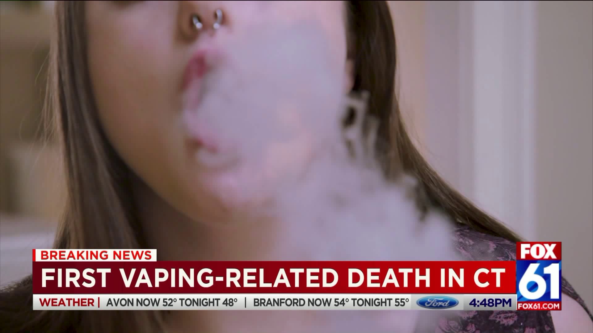 Vaping concerns, first related death in CT