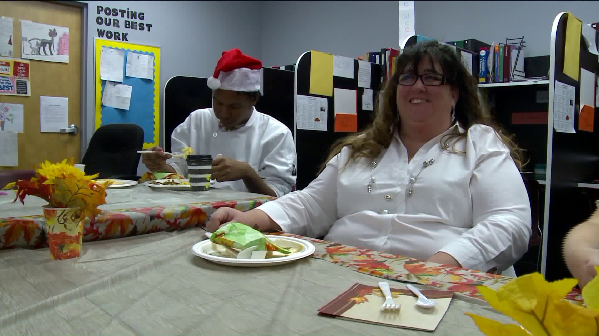 Special needs school celebrates special Thanksgiving