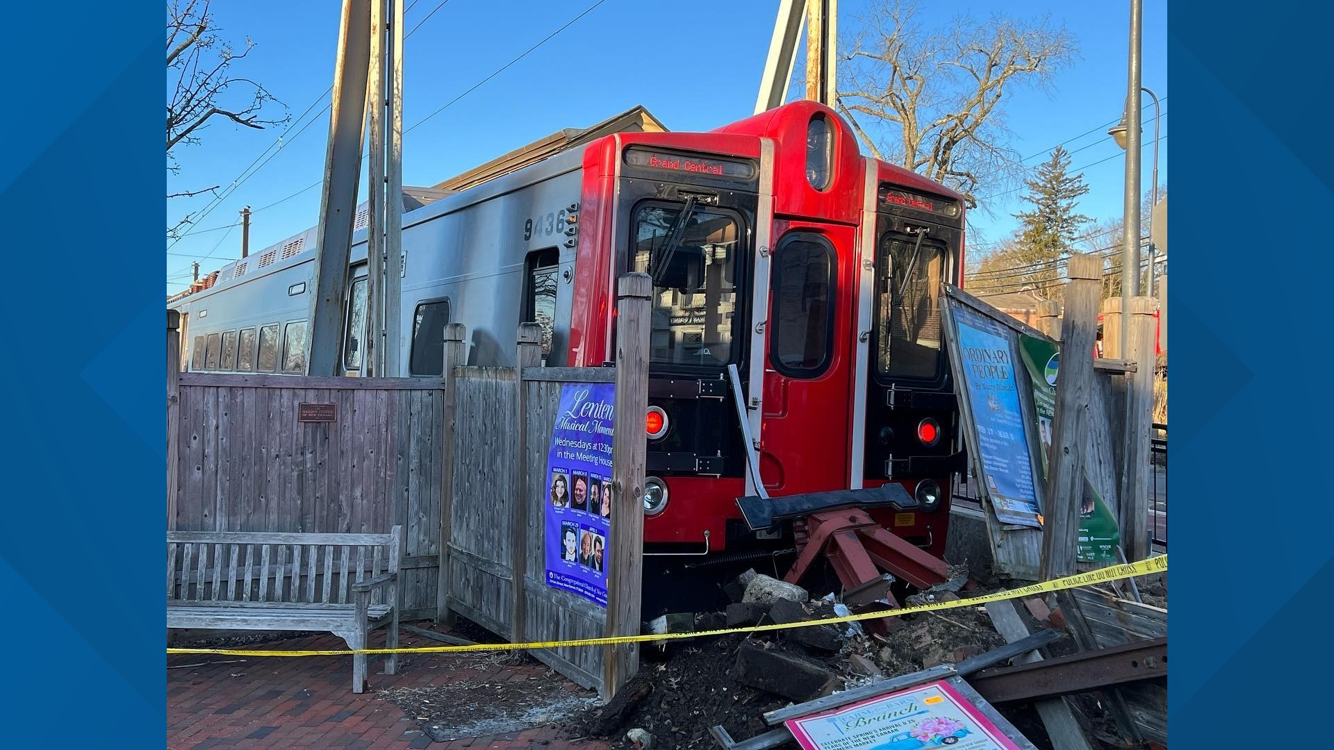 New Canaan, Connecticut train service suspended after derailment