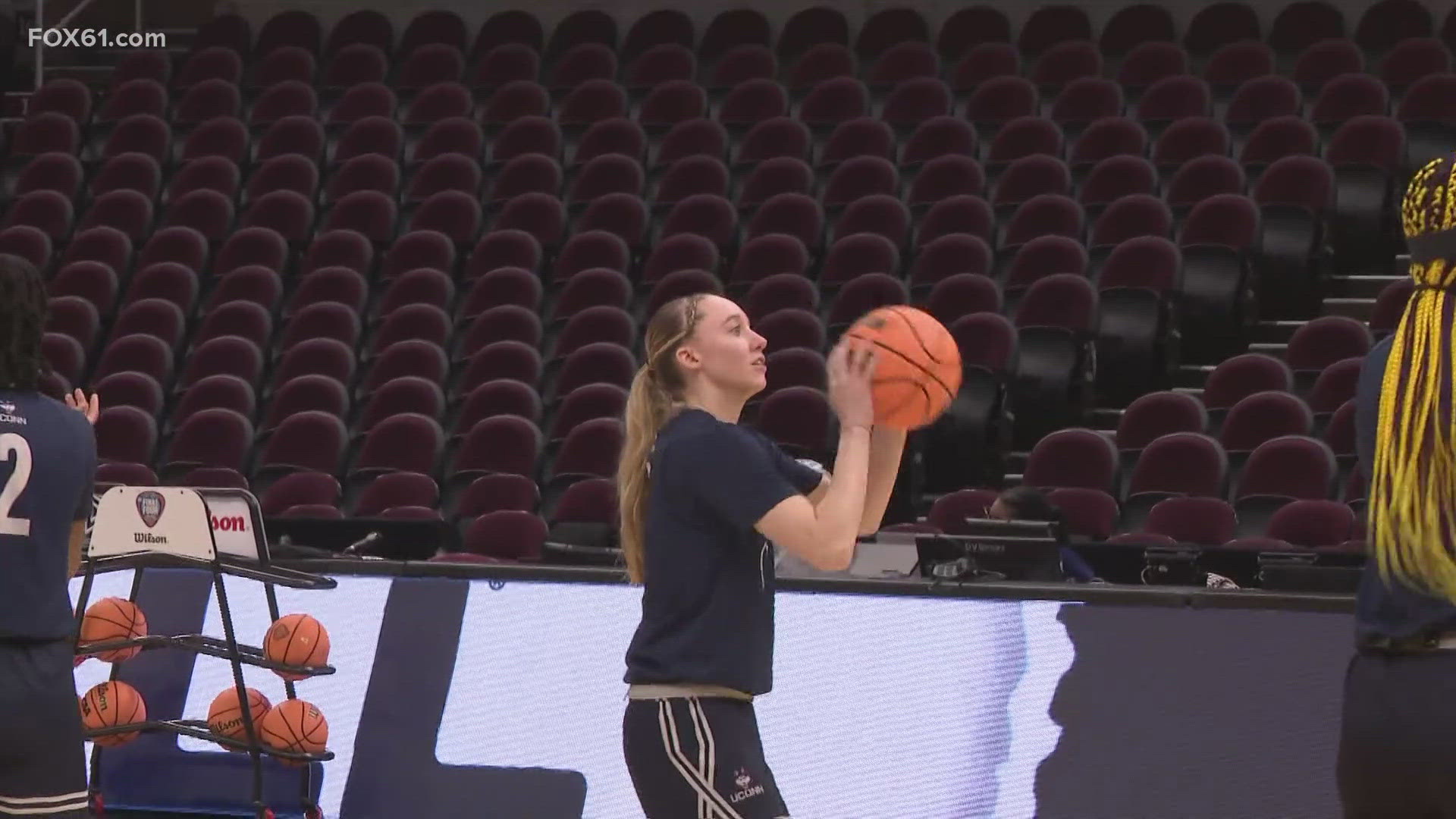 The UConn women received two first-place votes, finishing behind No. 1 South Carolina. The UConn men received 11 first place votes, right behind Kansas and Alabama.