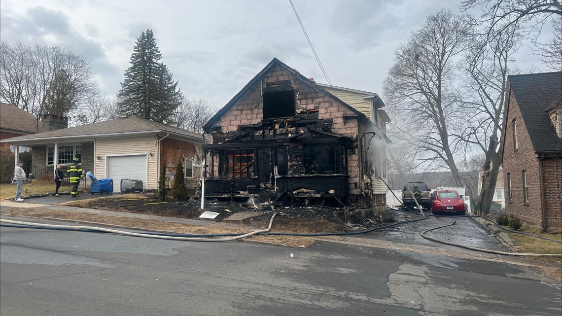 Bristol house fire forces person to jump from second-story | fox61.com