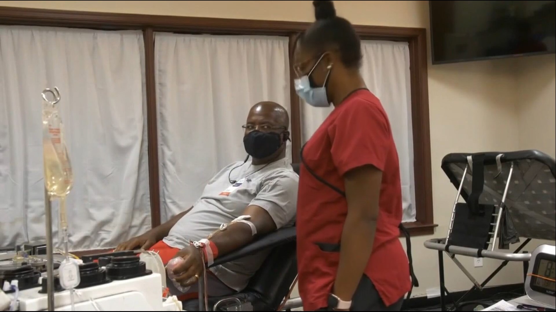 Officials at the blood center said the donations are essential to maintaining a stable supply of blood and platelets in impacted region.