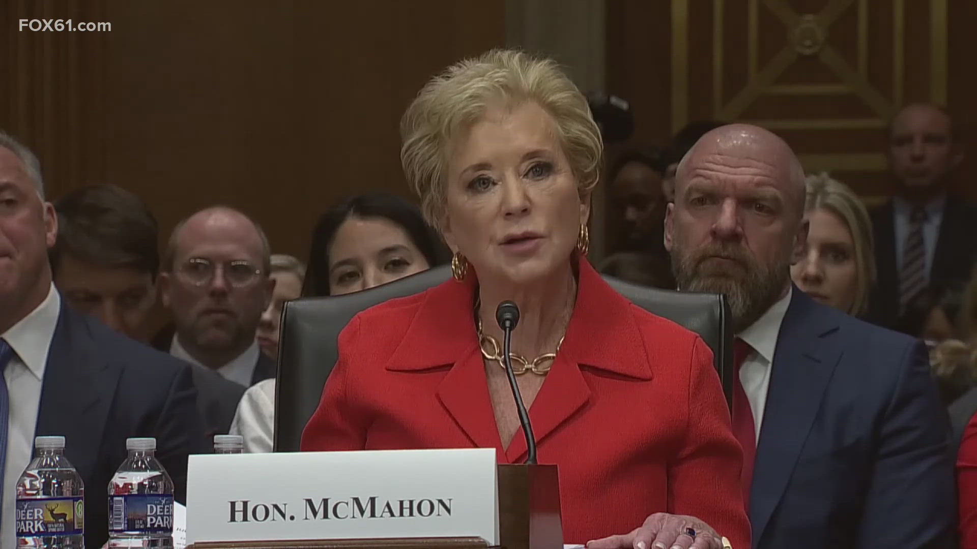 The Senate voted 51 to 45 to confirm McMahon as the nation's education chief.