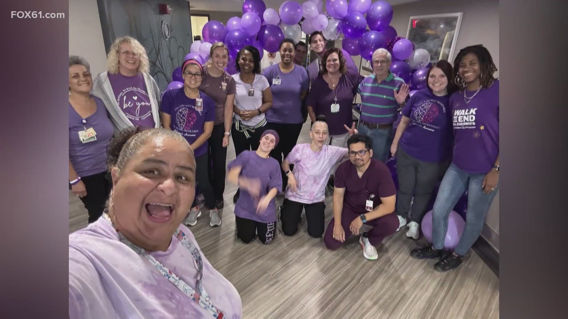 Walkers will join together in New London Saturday in a fight to end Alzheimer's. Here's a story about a woman looking to raise money for those she cares for so much.