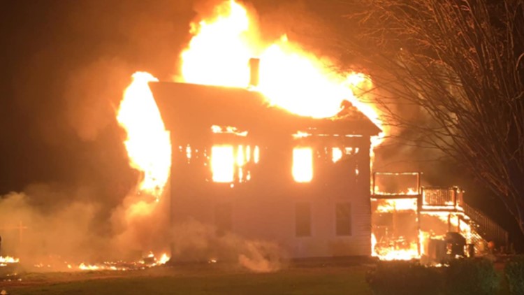 East Haddam house destroyed by fire