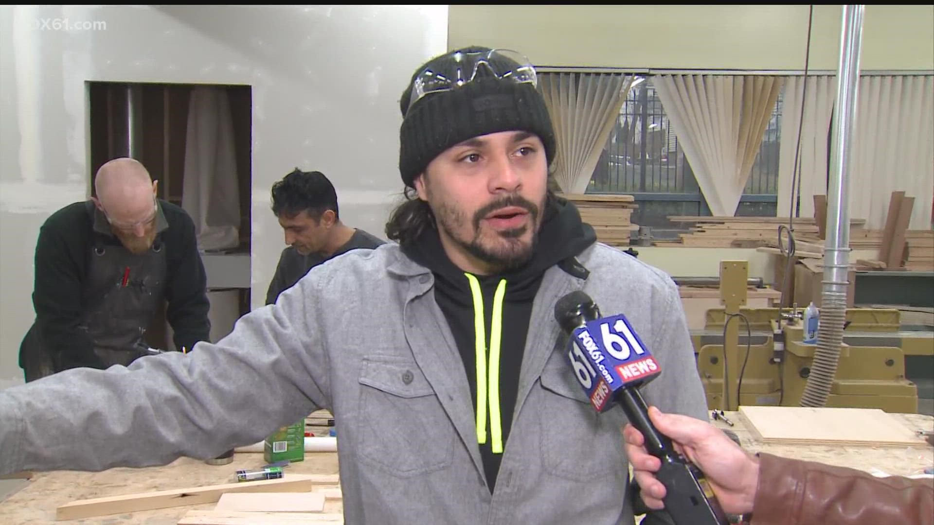 Fresh Start Hartford builds furniture and custom pieces while rebuilding lives.