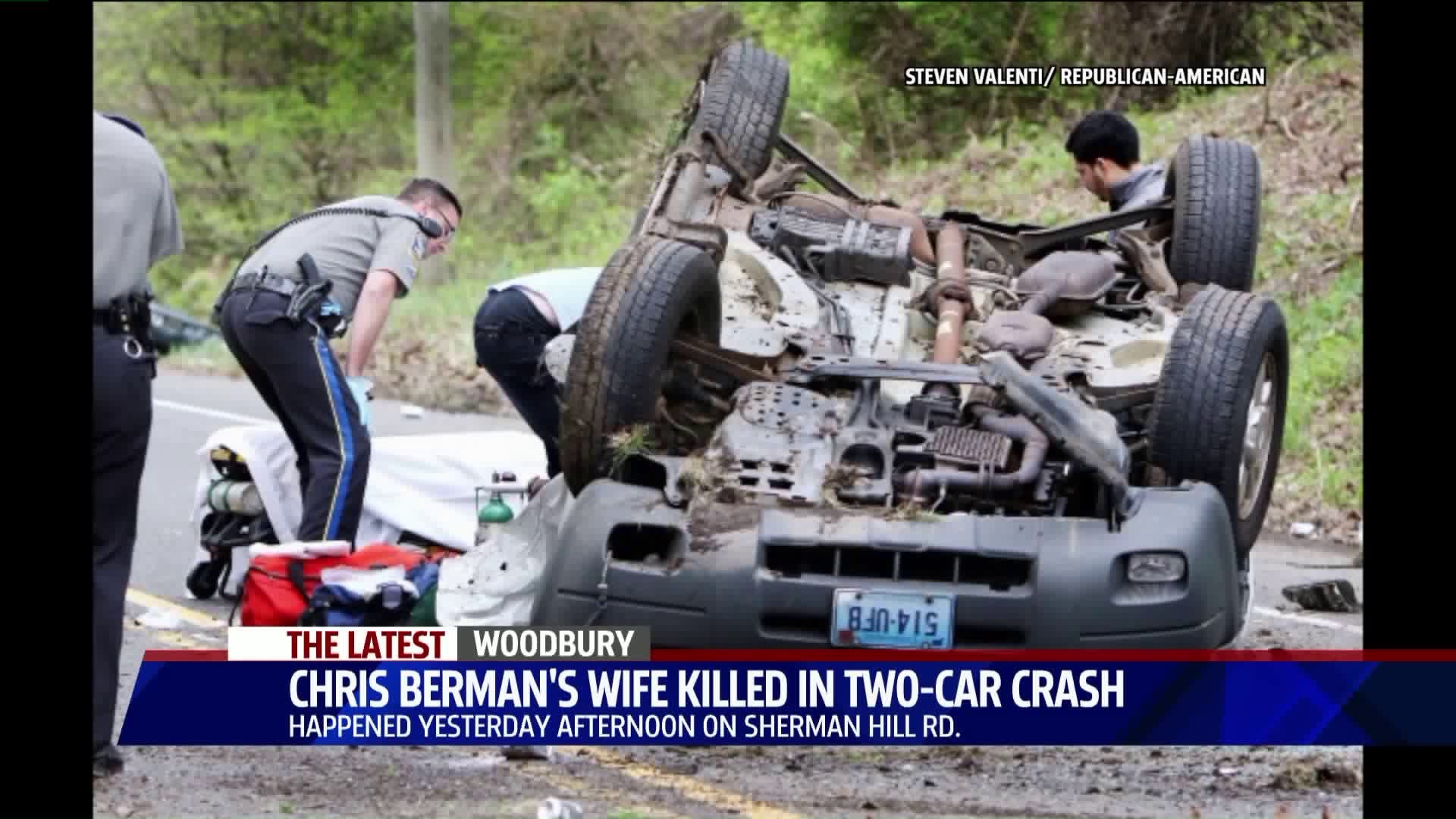 ESPN`s Chris Berman`s wife killed in Woodbury crash