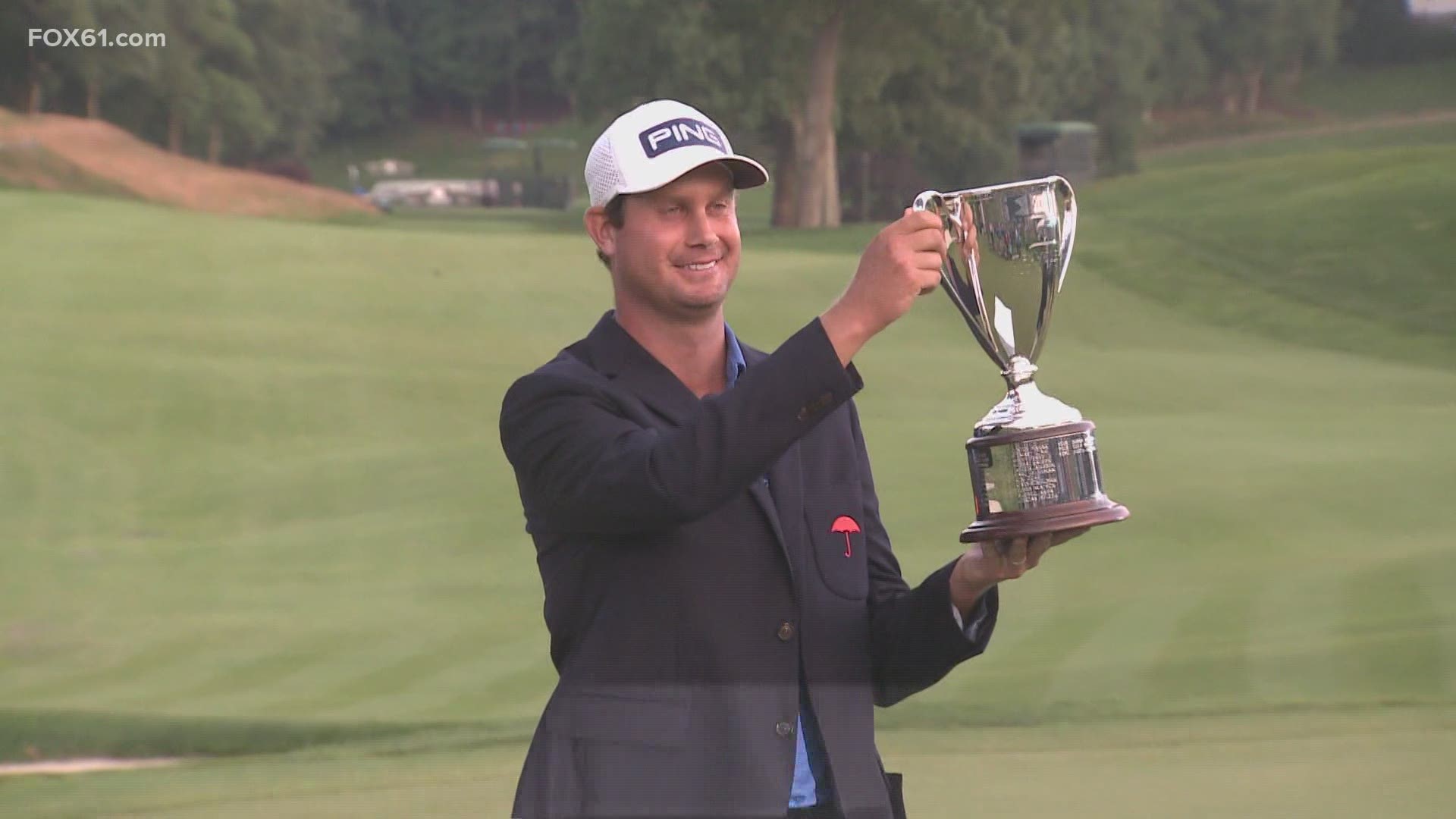 Harris English wins Travelers Championship after a record 8 playoff holes fox61