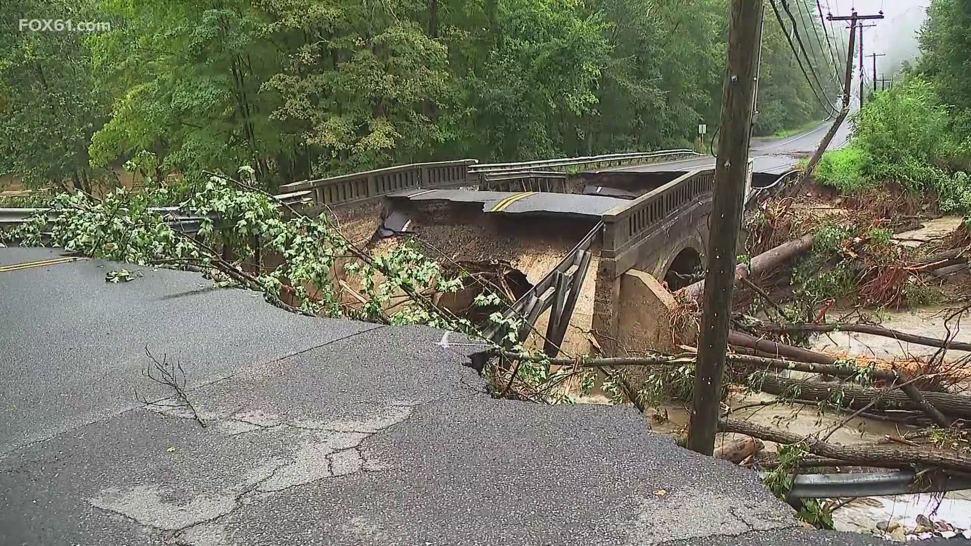 Two women were killed in Sunday's flood. The town saw over a foot of rain in mere hours.