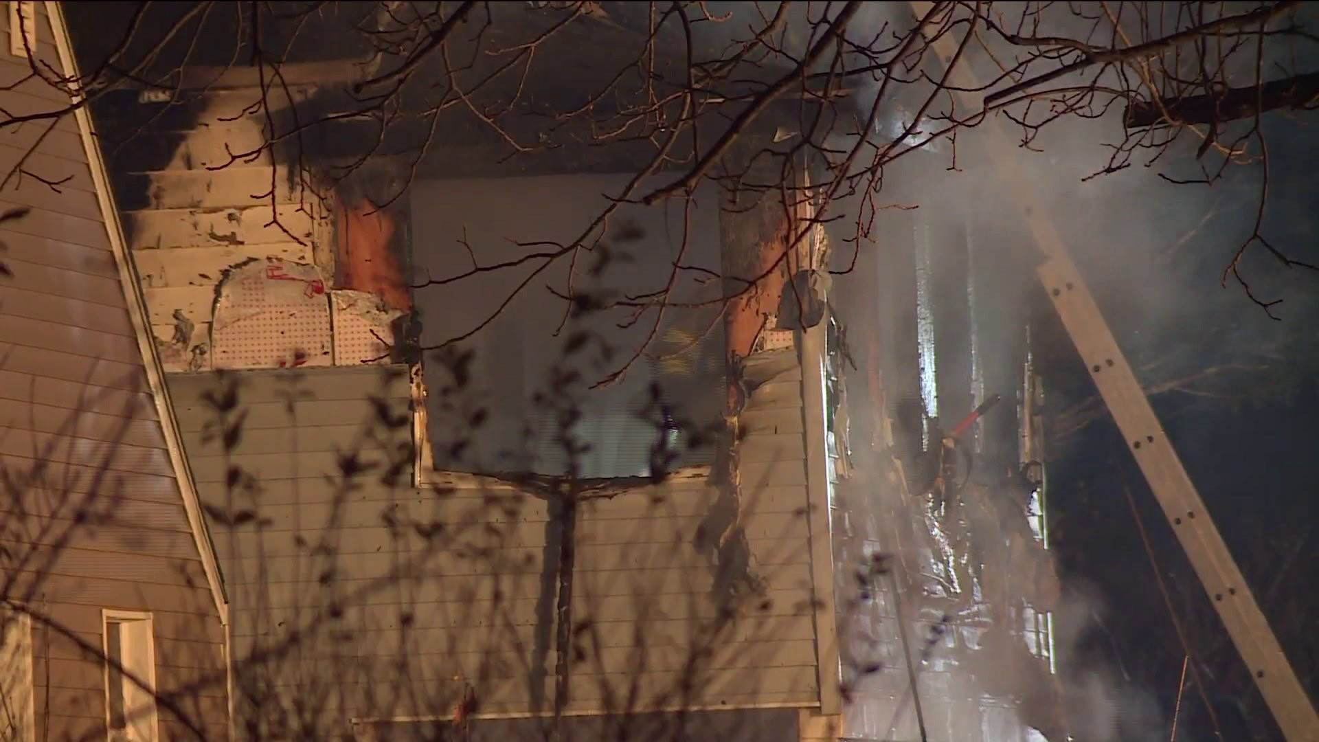 Plymouth house fire
