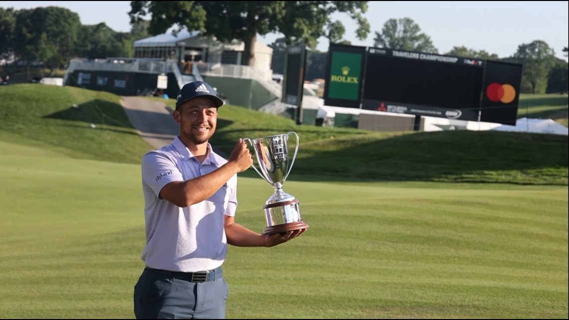 Xander Schauffele reacts to Travelers Championship victory | Full Interview