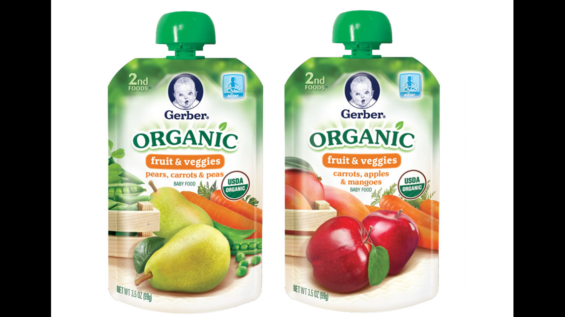 Gerber recalls two types of baby food due to possible spoilage