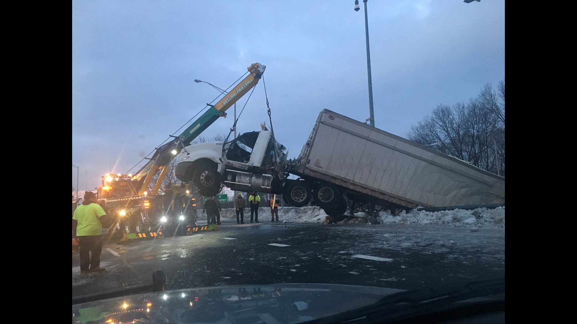 State police Truck driver fell asleep, causing crash that shutdown I