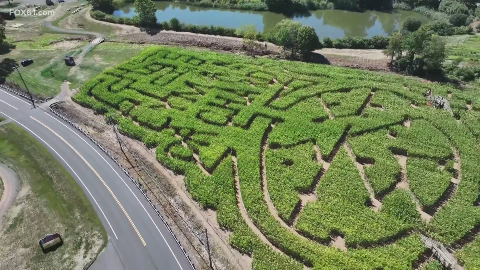 The 25th year of a new corn maze starts the fall season at Lyman Orchards in Middlefield.