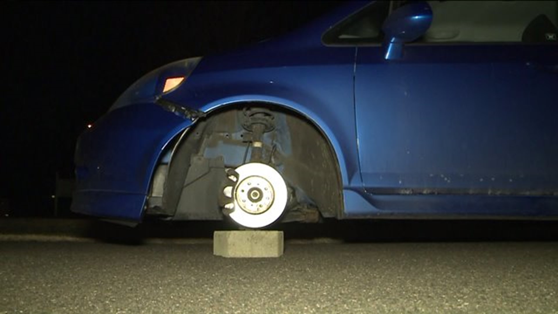 Police investigating theft of tires off of cars in Enfield
