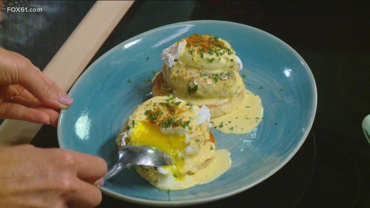 Meal House: Flanders Fish Market's crab cake benedict with Old Bay Hollandaise sauce