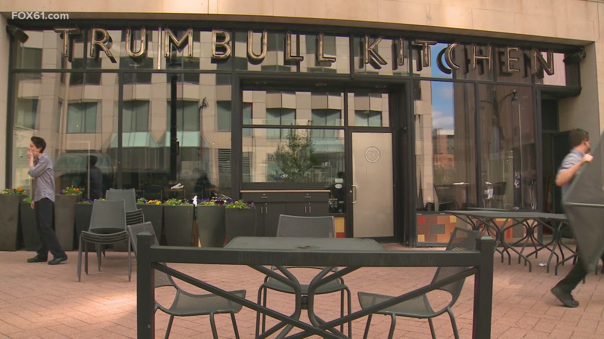 The owner noted that nearly 70 percent of his staff, off from work at the restaurant since closing in December, have returned to Trumbull Kitchen.