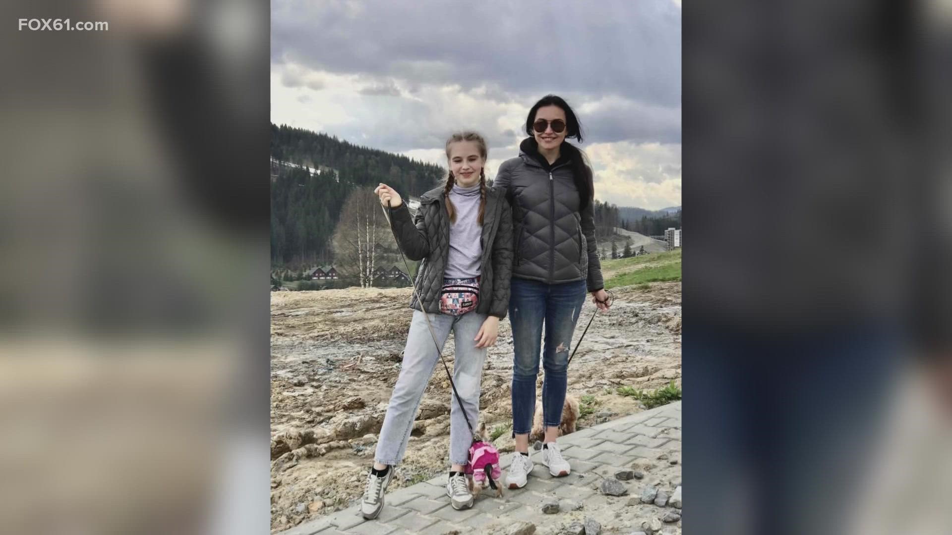 Yulia Karpyuk traveled for six days with her daughter across Europe before finally getting to the U.S.