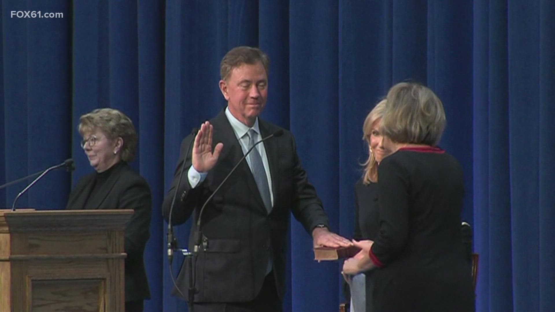 Gov. Ned Lamont won his election in November by a greater majority than his first election for governor.