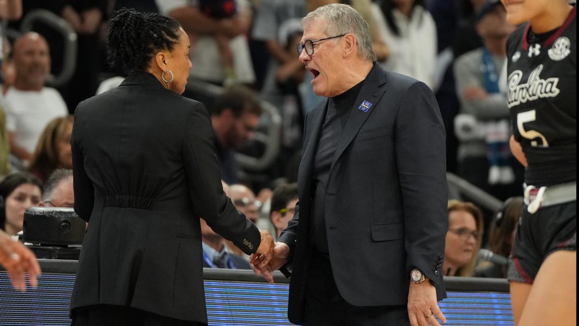 South Carolina bullies and eliminates UConn women's basketball team 62-48 in Final Four