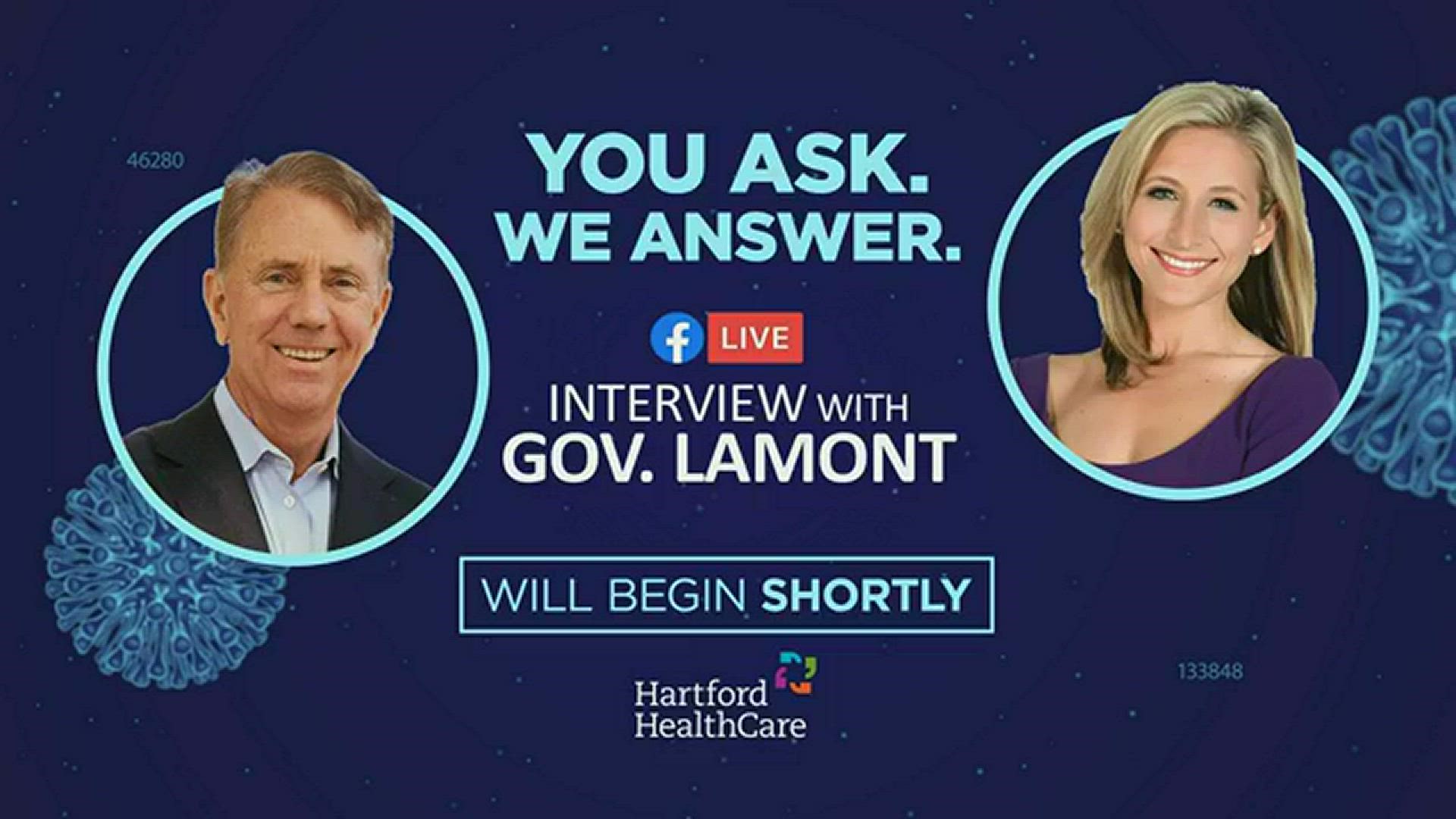 FOX61's Jenn Bernstein sits down with Governor Ned Lamont for a oneon