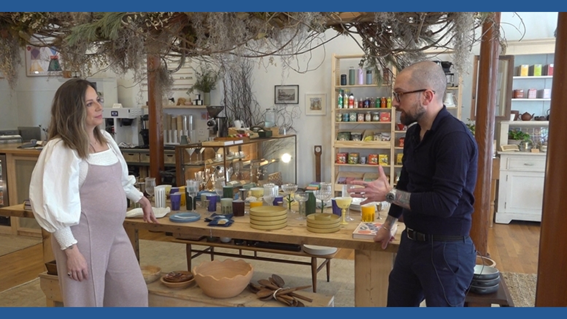 Ivoryton's Hosting Company brews local coffee in a vibrant retail and event space