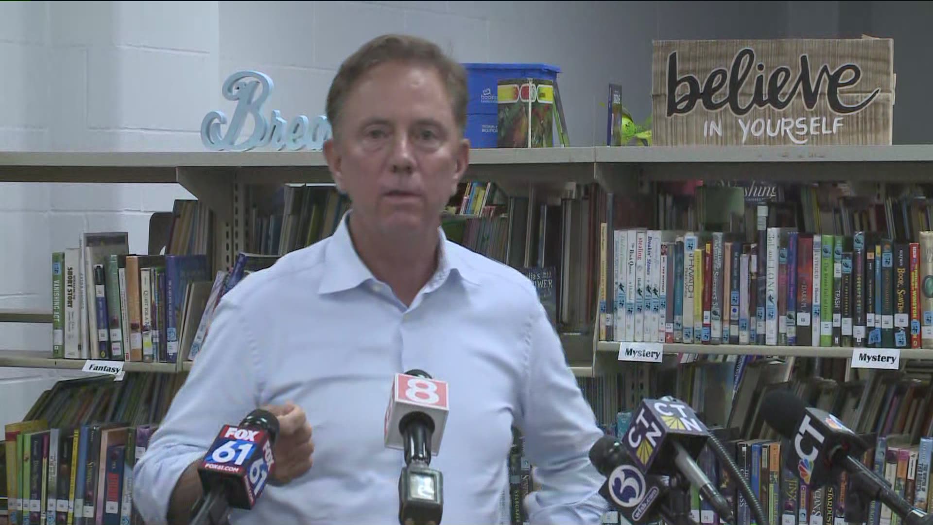Gov. Lamont says he hopes COVID-19 metrics don't change for the worse prompting Connecticut to dial back on reopening schools.