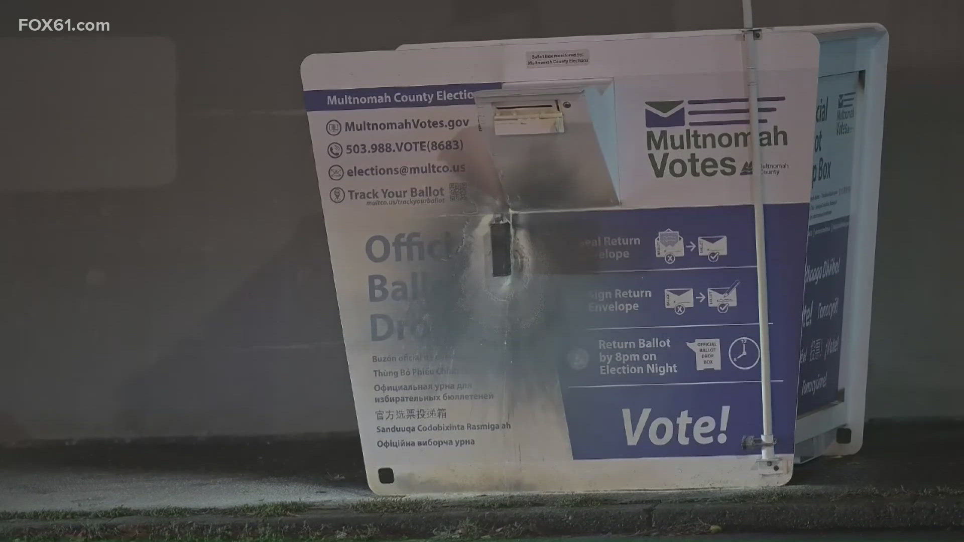 Just days before Election Day, Connecticut is going to great lengths to keep its ballot boxes safe. Each town and city is receiving fire suppressors for the boxes. 