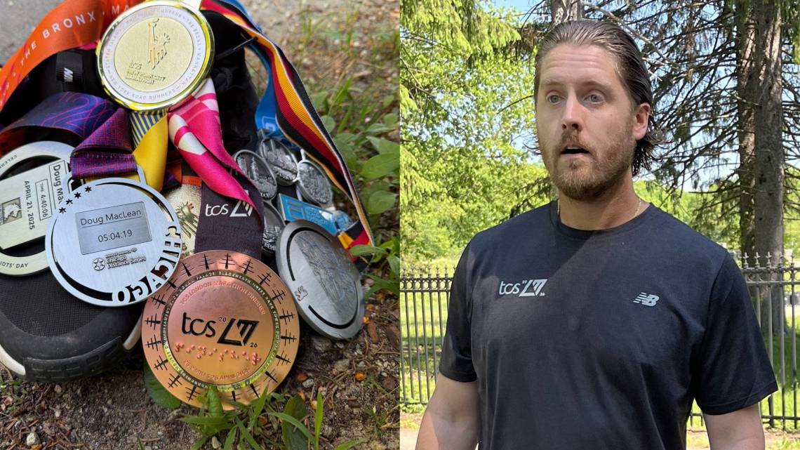 Honoring his late mother, marathon runner continues his races to raise Alzheimer's awareness
