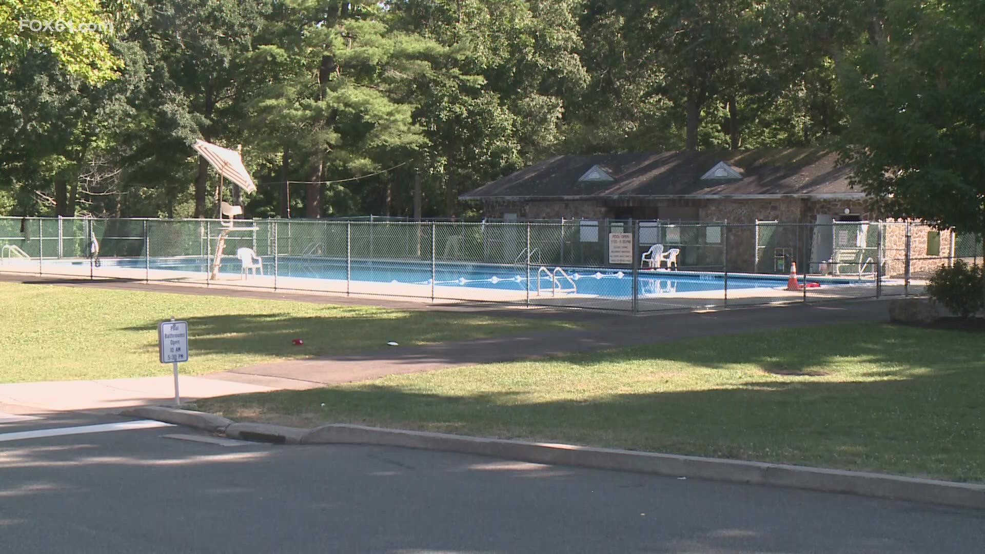 The pool at Hubbard Park will remain closed until August 8 due to the incident.