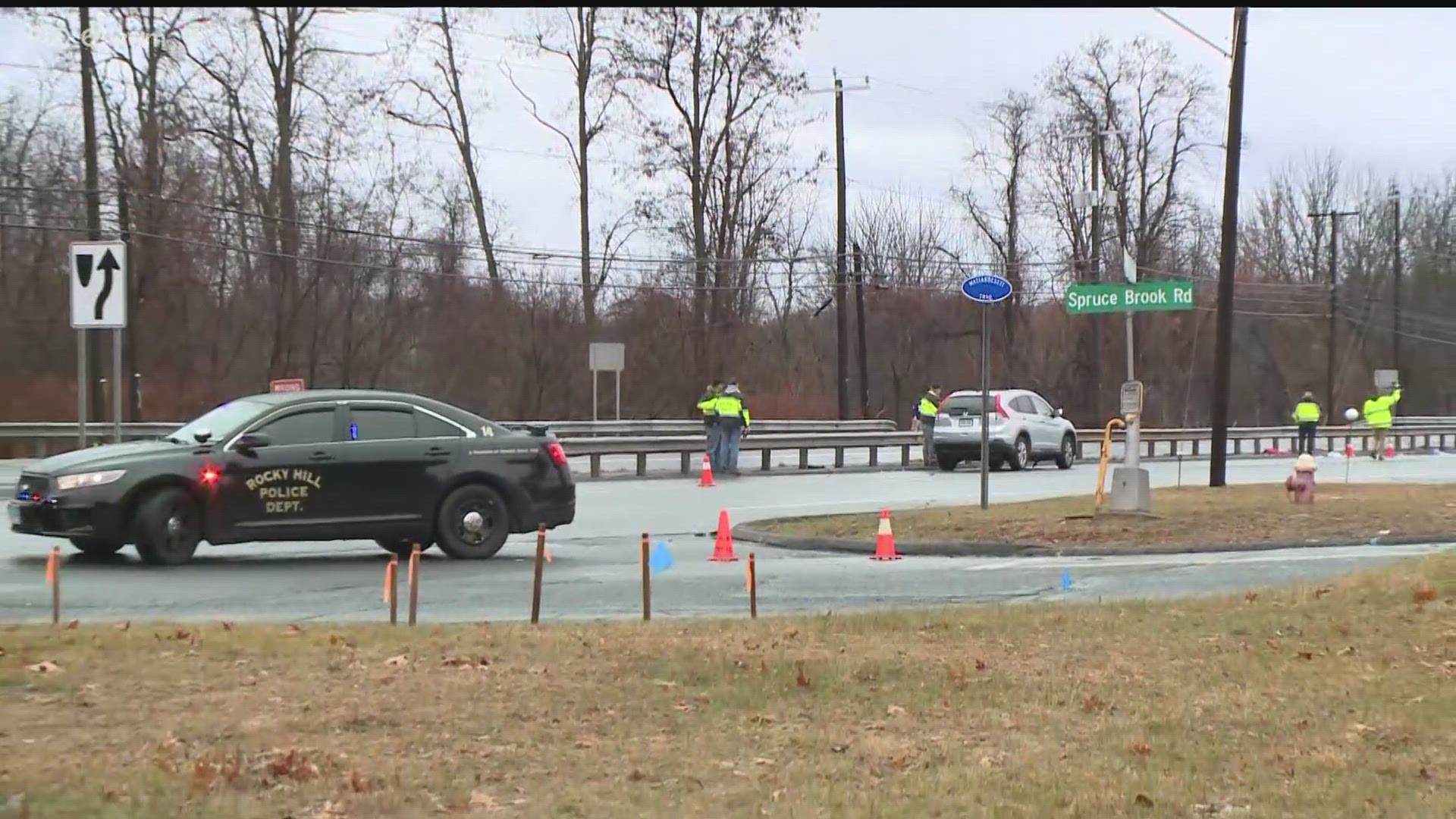 A man was killed after he was struck while crossing the Berlin Turnpike early Monday morning