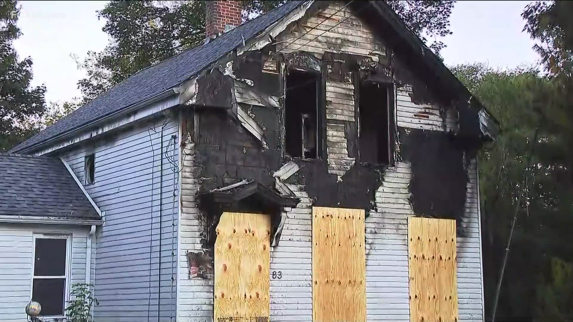 The Norwich fire chief said it was the "nightmare call" after 911 callers reported a child was trapped inside the home as the fire raged.