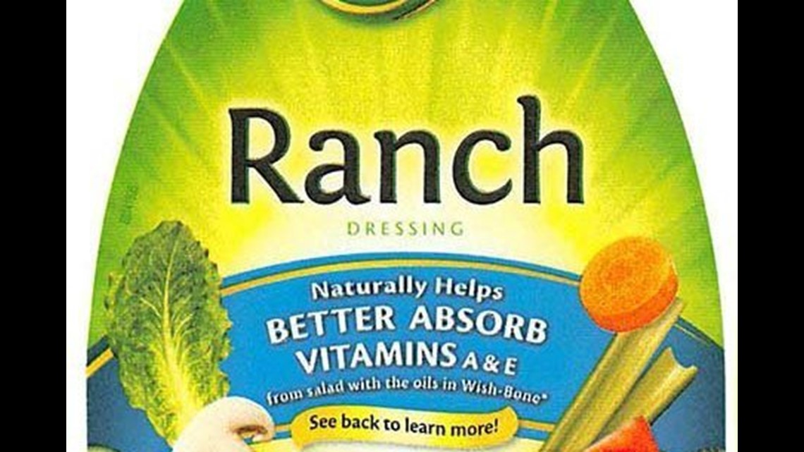 WishBone recalls thousands of cases of ranch dressing because they don