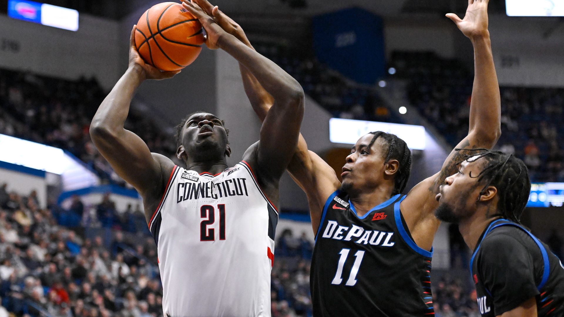 The Huskies' sights are now set on the Big East tournament as they've secured a top-five finish in the conference. They have one more game against Villanova.
