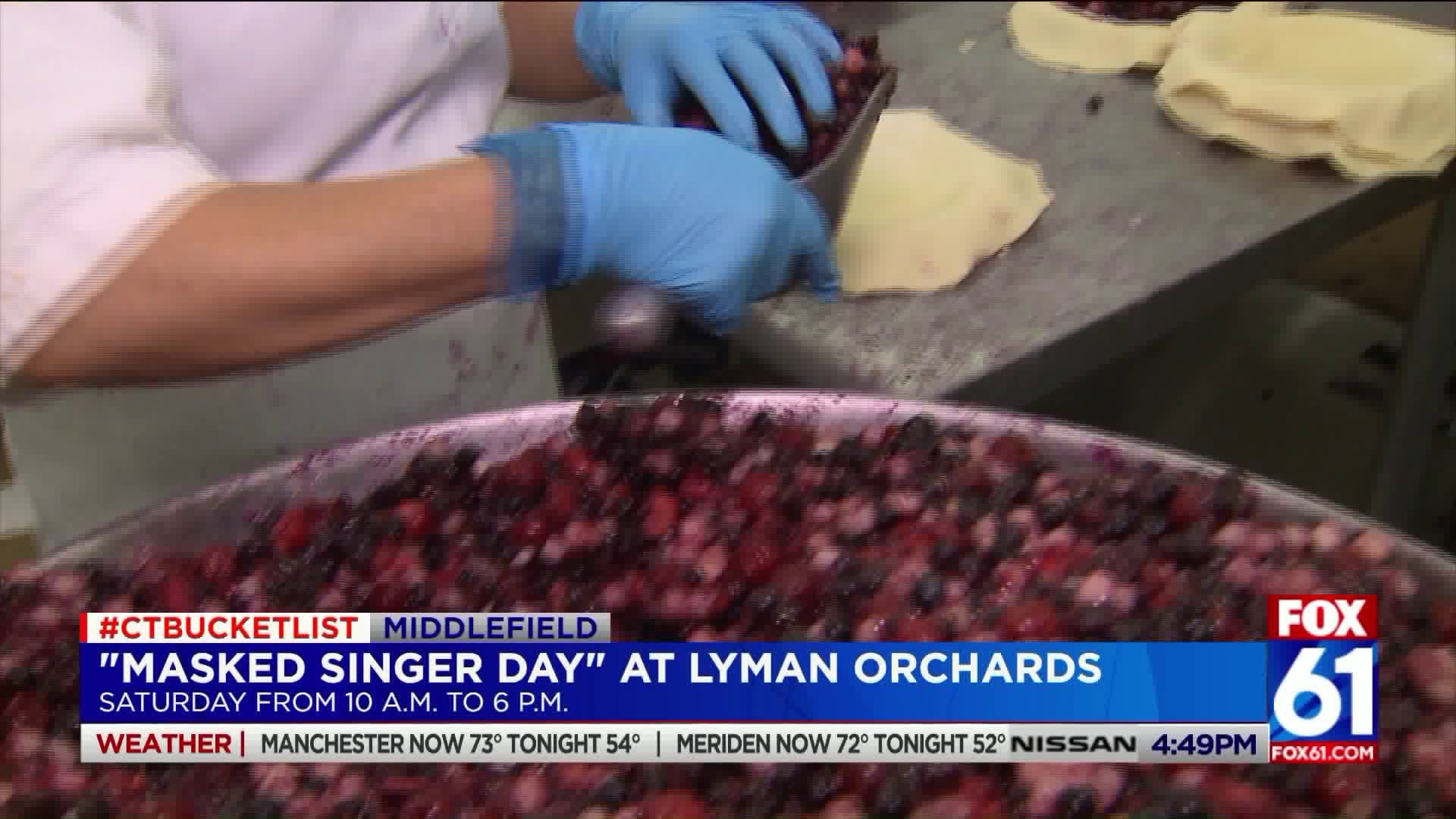 Masked Singer Day at Lyman Orchards
