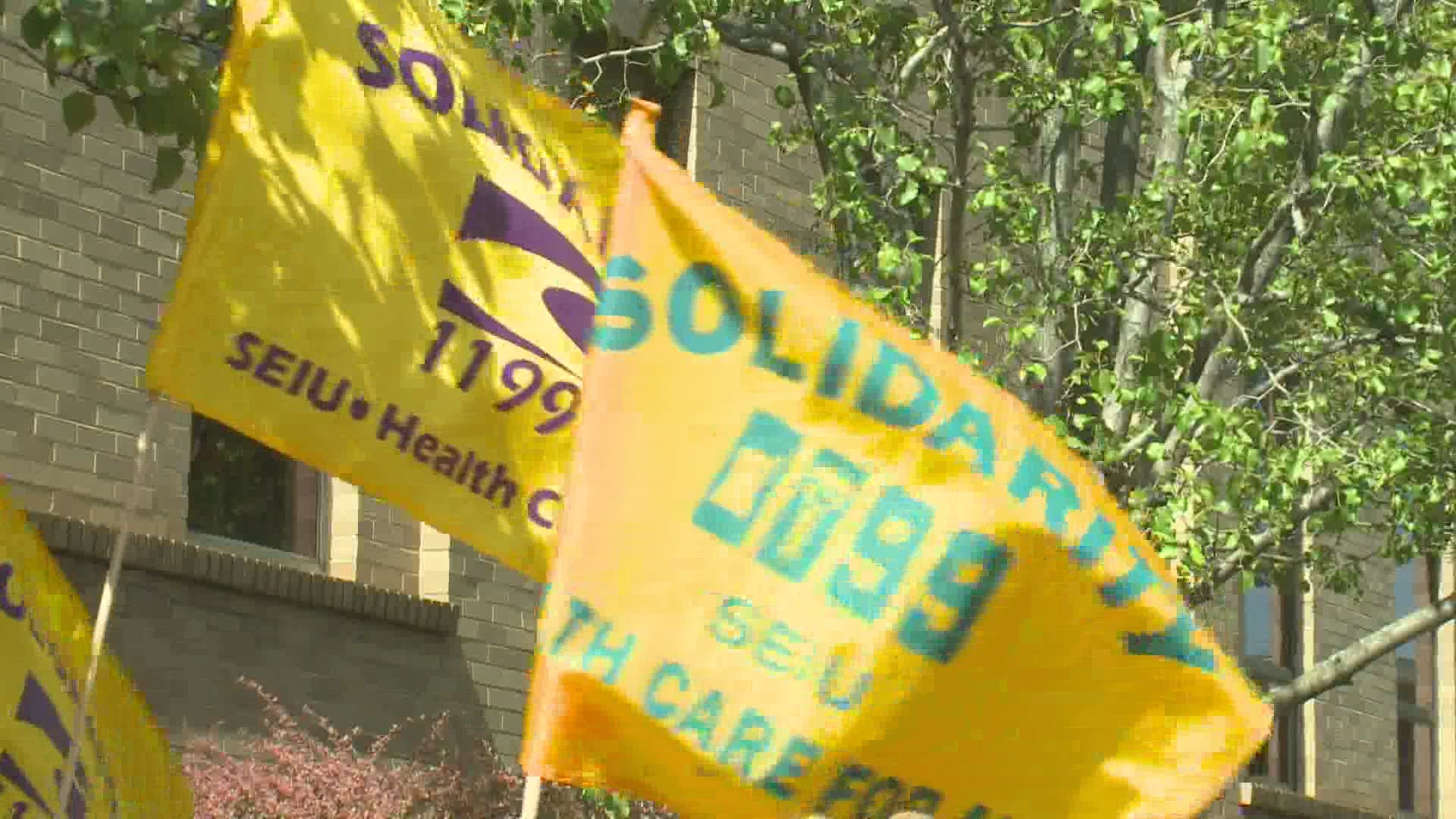 A protest was held outside of the DPH Thursdays. The workers say Cass has failed to do her job in protecting nursing home residents and staff during the pandemic.