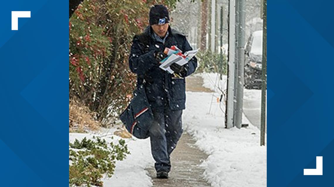 US Postal Service asks residents to clear a path to the mailbox through the snow and ice
