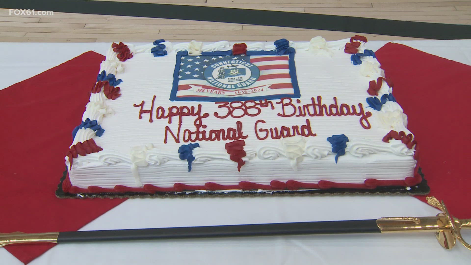 State leaders joined guardsmen at the Hartford Armory Friday to salute the men and women who have served over the past 388 years. 