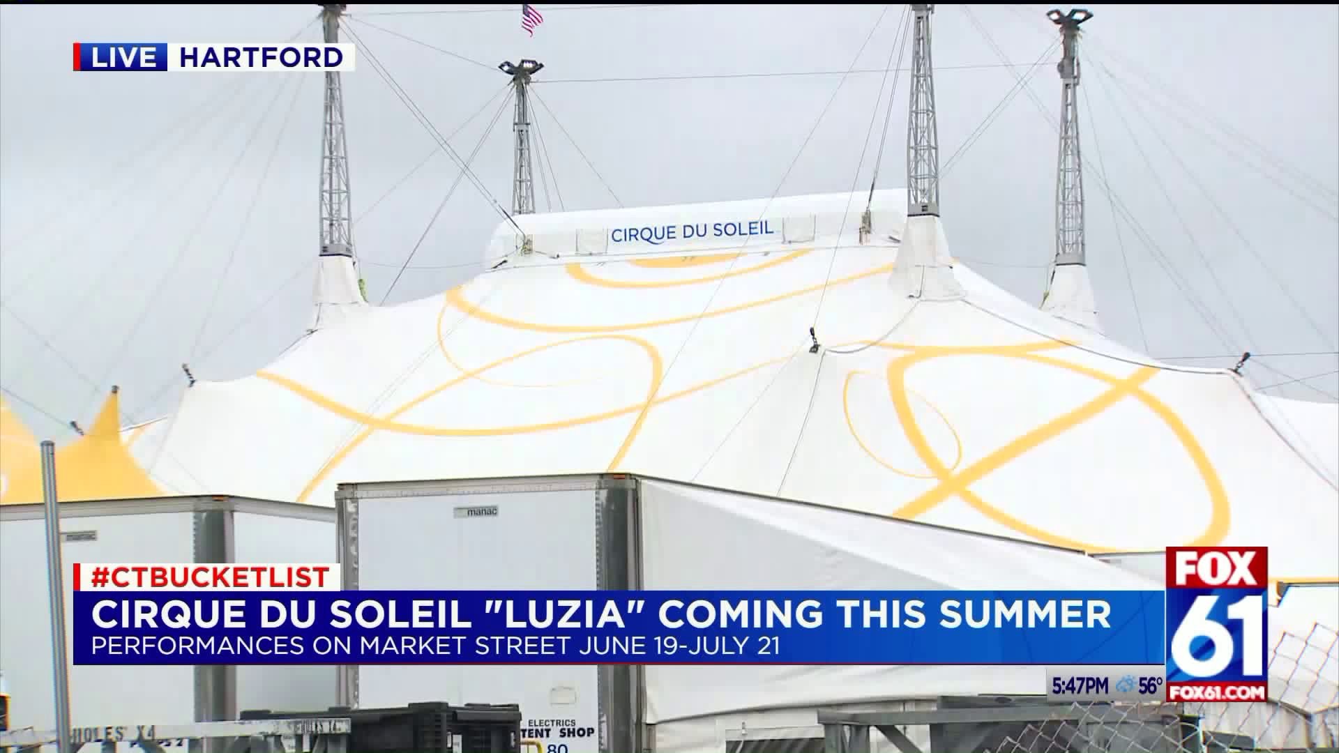 Cirque Du Soleil coming to Hartford