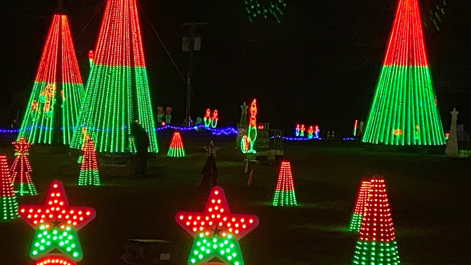 A bright idea has evolved into a destination for those in search of yuletide illumination on the Hebron Fairgrounds.