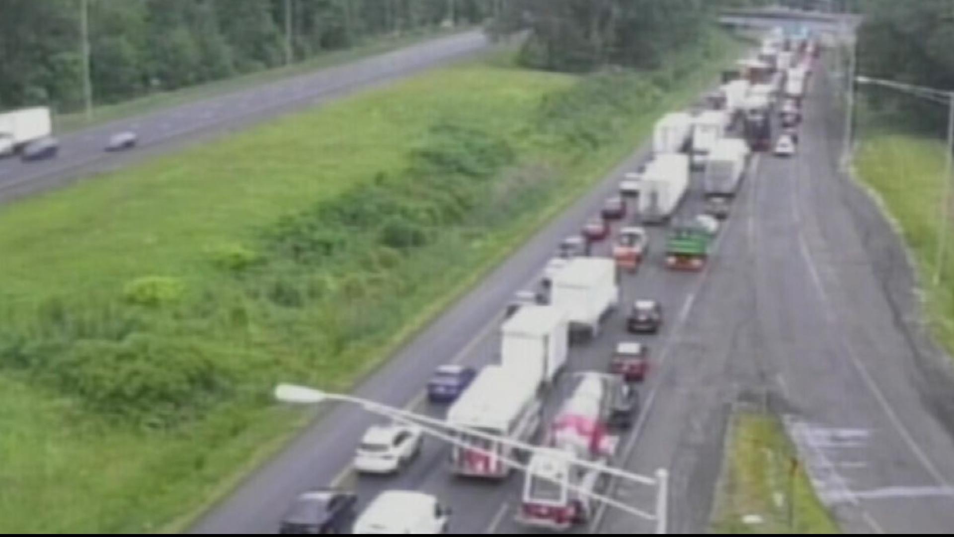 FOX61 live report: Heavy traffic on I-84 in Southington after serious ...