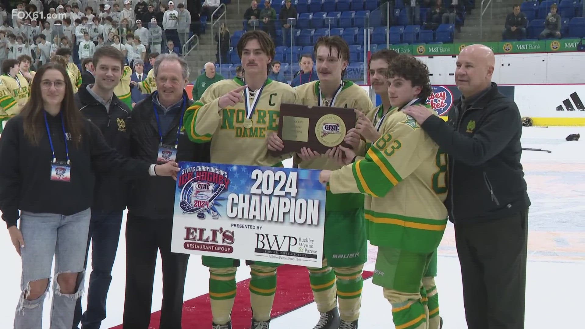 By a final score of 4-1, Notre Dame-West Haven outlasted New Canaan to win the CIAC Division I championship.