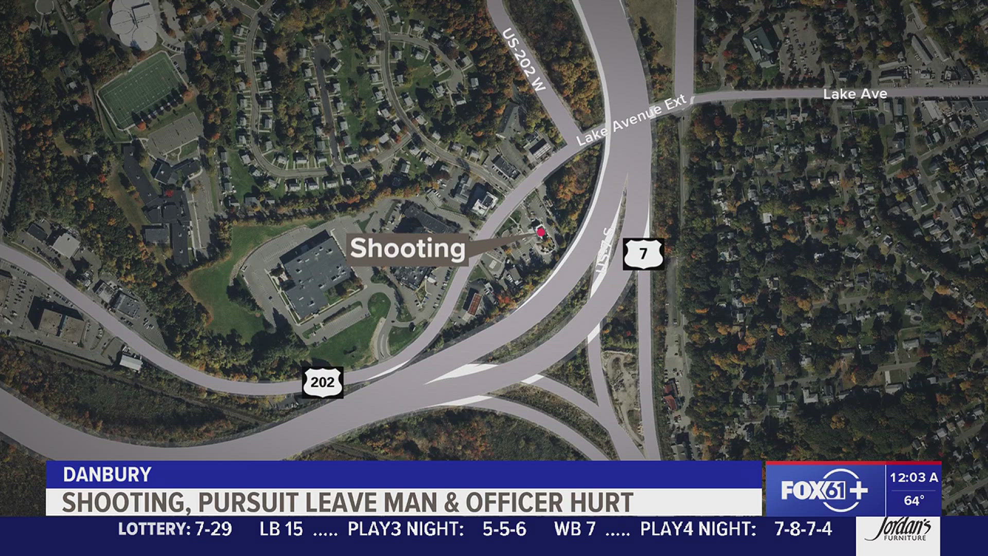 Suspect who shot man in Danbury caught after colliding with cruiser ...