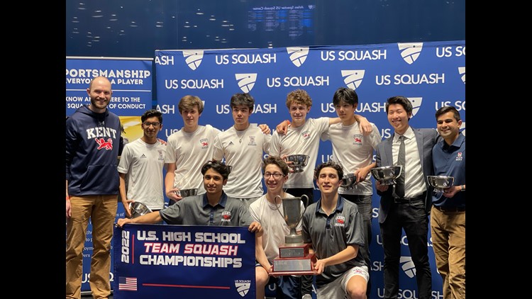 Kent School boys' varsity squash team wins national title